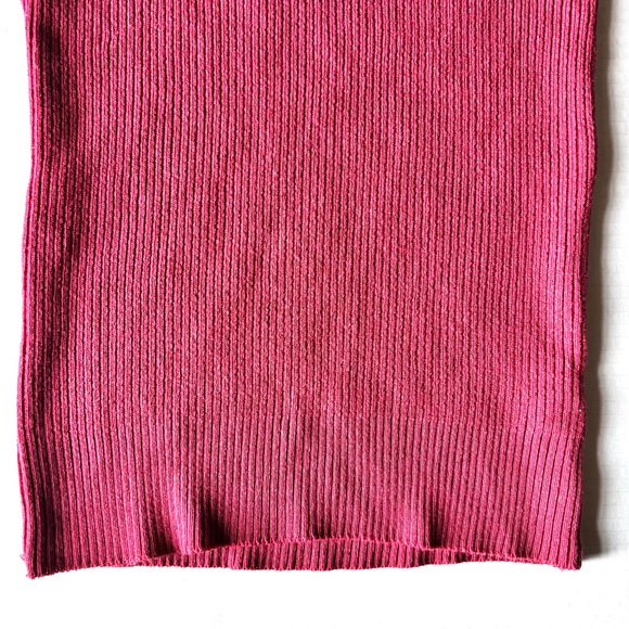 Debut Pink Ribbed Tank Top - Picture 3 of 8
